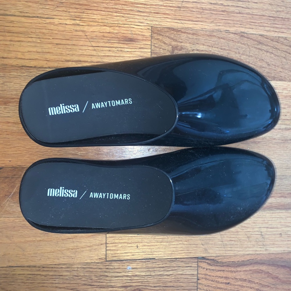 Melissa black clogs
